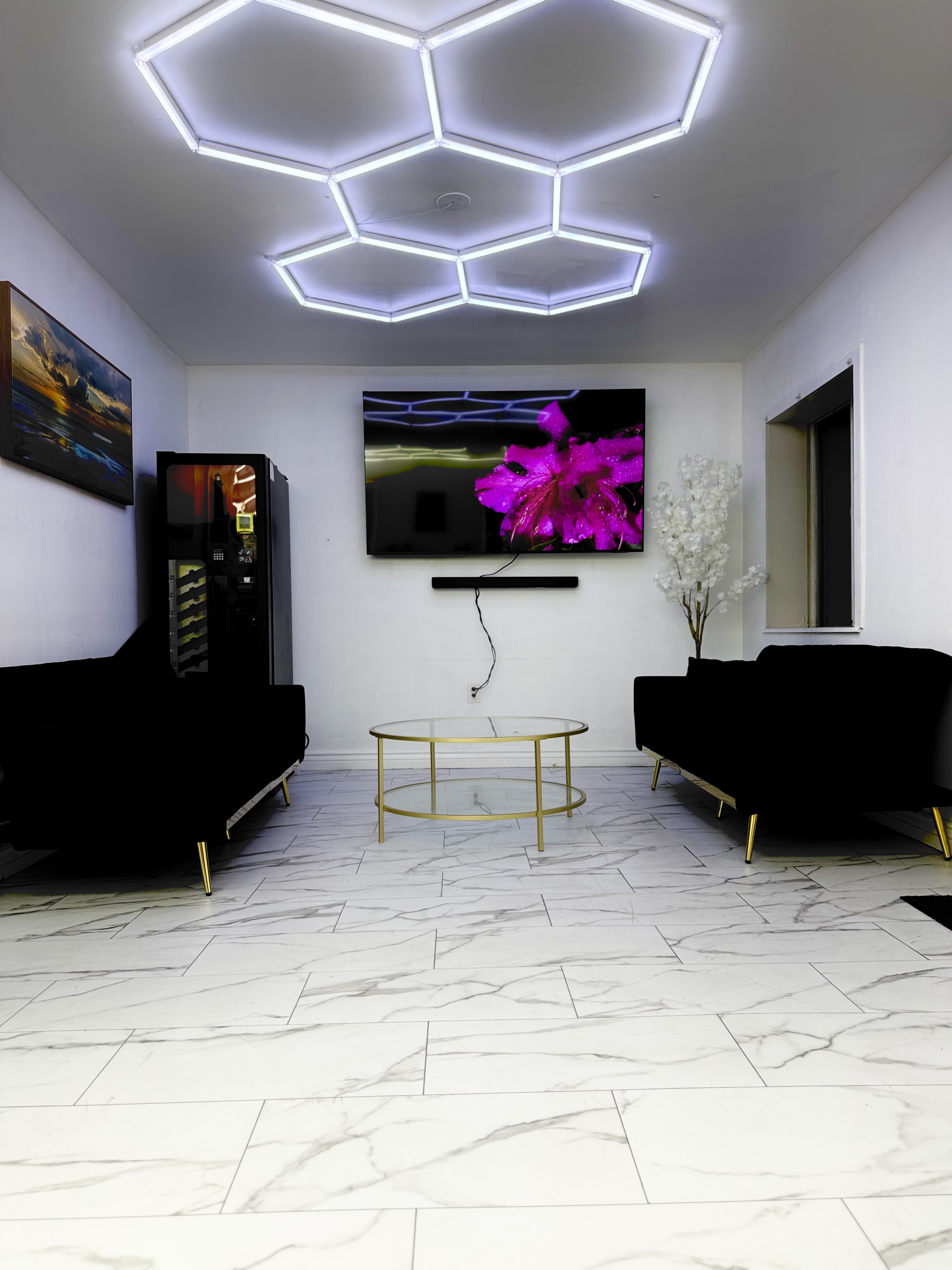 ARBarbershop lounge and waiting area